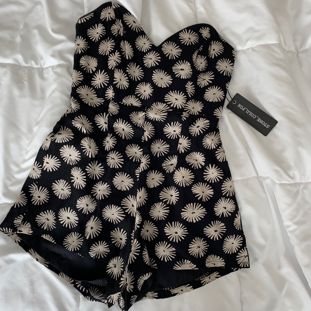 Stone Cold Fox Romper NWT